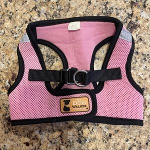 Pink dog harness